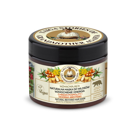 Tajga Stories naturalna wzmacniająca maska do włosów z chrzan