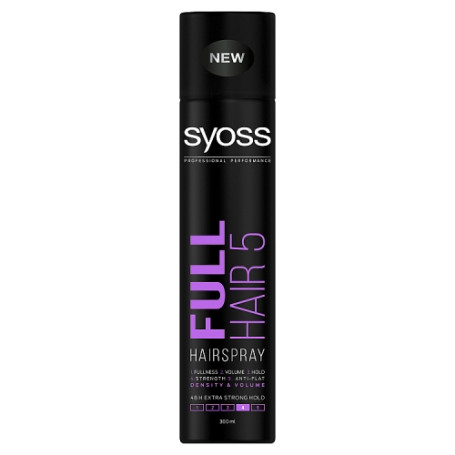 Full Hair 5 Hairspray lakier do włosów w sprayu Extra Strong 3
