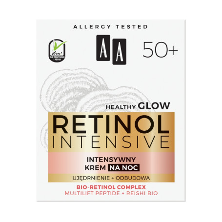 Retinol Intensive 50+ intensywny krem na noc ujędrnienie+odbudo