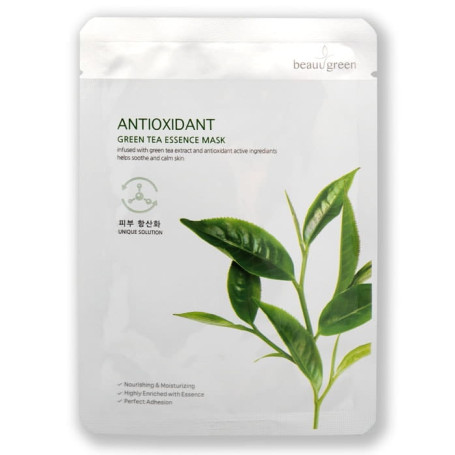 Antioxidant Green Tea Essence Mask antyoksydacyjna maseczka do t