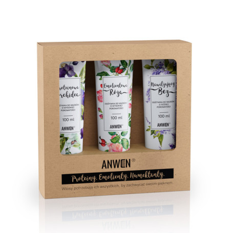 Odżywki do włosów o wysokiej porowatości zestaw Proteinowa O