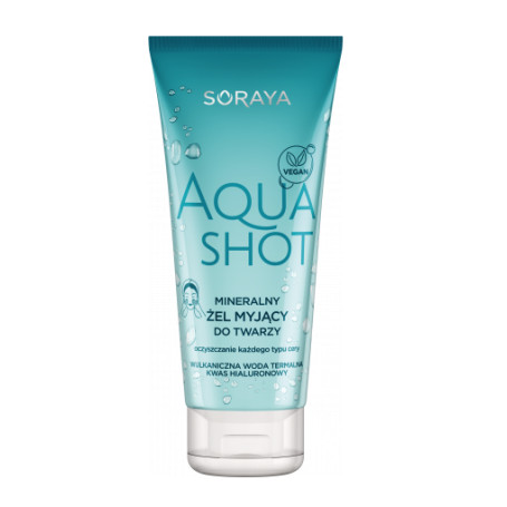 Aqua Shot mineralny żel myjący do twarzy 150ml