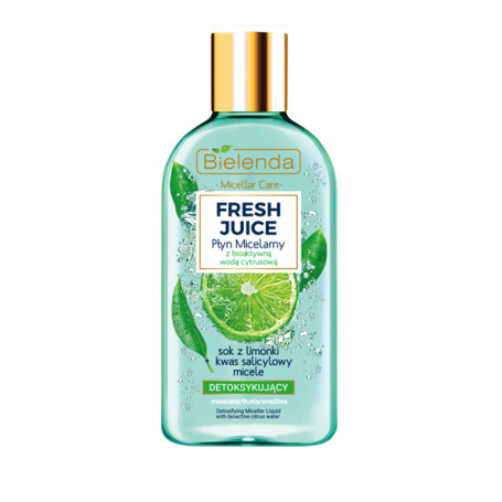 Fresh Juice płyn micelarny detoksykujący z wodą cytrusową Li