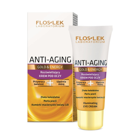 Anti-Aging Gold & Energy rozświetlający krem pod oczy 30ml
