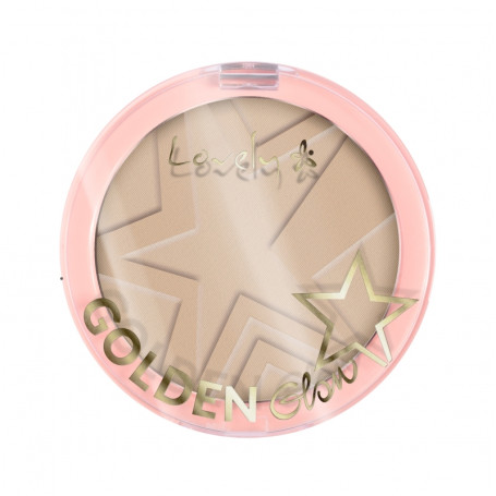 Golden Glow Powder puder do konturowania twarzy 2 Light Beige 10