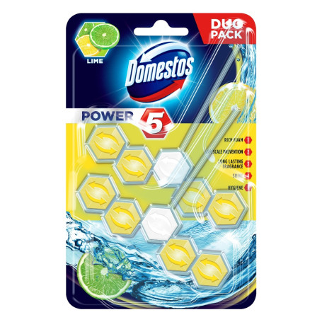 Power 5 kostka toaletowa Lime 2x55g