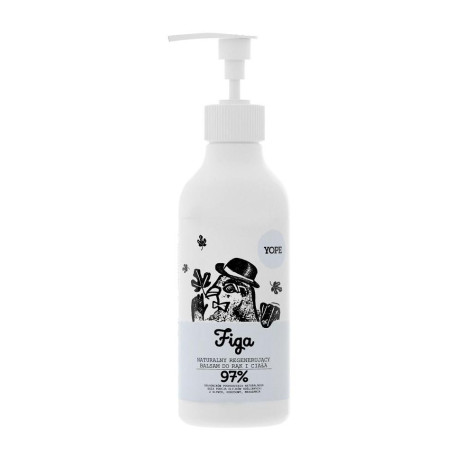Naturalny regenerujący balsam do ciała i rąk Figa 300ml