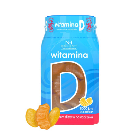Premium Wellness witamina D suplement diety w postaci żelek 180