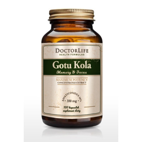 Gotu Kola ekstrakt standaryzowany 350mg suplement diety 100 kaps