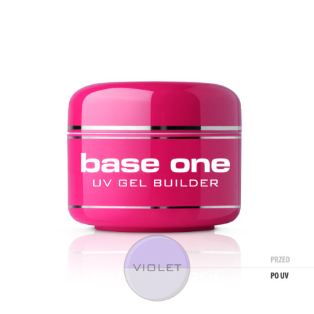 Gel Base One Violet żel budujący do paznokci 15g