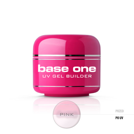 Base One Pink żel budujący do paznokci 5g