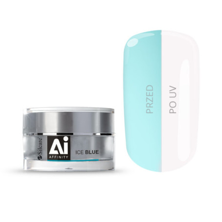 Gel Affinity średniogęsty jednofazowy żel do paznokci Ice Blu