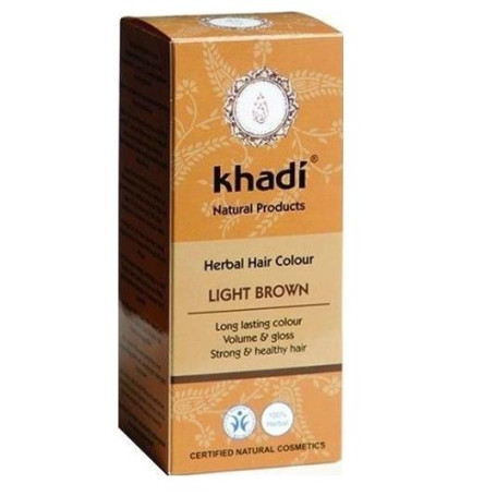 Herbal Hair Colour henna do włosów Jasny Brąz 100g