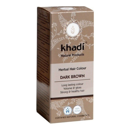 Herbal Hair Colour henna do włosów Ciemny Brąz 100g