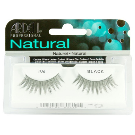 Rzęsy i akcesoria Natural 106 1 para sztucznych rzęs Black