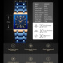 New Fashion Watches Men Luxury Wristwatch Stainless Steel Waterproof Quartz Clock