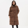 Malina Thick Loose Parkas Women Fashion Solid Covered Button Coats Women Elegant Tie Belt Long Cotton Jackets Female Ladies
