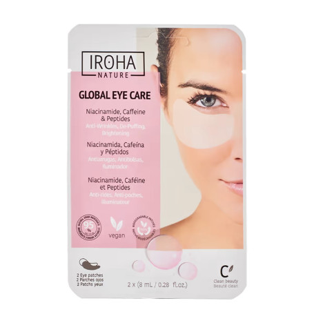 Global Eye Care Patches płatki pod oczy kofeiną i peptydami 2s