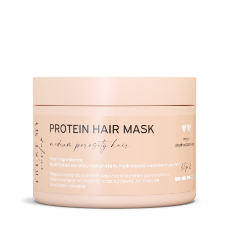Protein Hair Mask proteinowa maska do włosów średnioporowatyc
