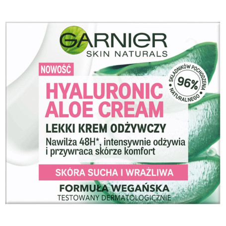 Hyaluronic Aloe Cream lekki krem odżywczy do skóry suchej i wr