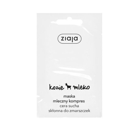 Kozie mleko maska mleczny kompres cera sucha 7ml