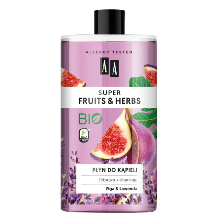 Super Fruits & Herbs płyn do kąpieli Figa i Lawenda 750ml