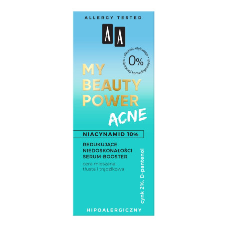 My Beauty Power Acne redukujące niedoskonałości serum-booster