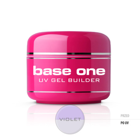 Gel Base One Violet żel budujący do paznokci 50g