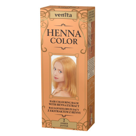 Henna Color balsam koloryzujący z ekstraktem z henny 2 Jantar 7
