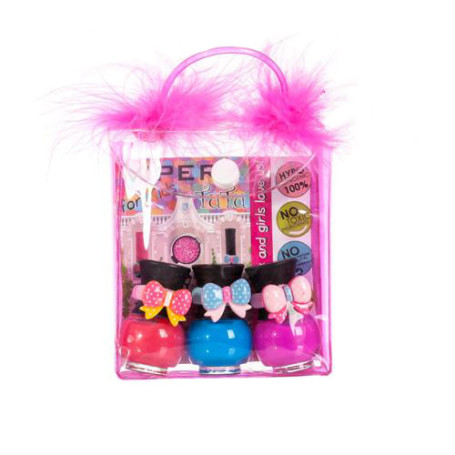 Peel-Off zestaw lakierów do paznokci w kosmetyczce 14 3x5ml