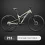 27.5 Mountain Bike Gravel Bicycle Soft Tail Double Damping 30/33 Speed Mountain Bicycle Downhill Bicycle Hydraulic Disc Brake