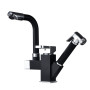 GAPPO Black Kitchen Faucet Pull Out Mixer Tap Hot & Cold 360 Rotation Kitchen Faucet  Deck Mounted Flexible Tap
