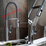 Kitchen Faucet Polish Chrome Silver Pull Down Mixer Sink Tap Nickel Brushed Deck Mount Matt Black Tapware Hot And Cold Water