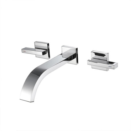 GAPPO Wash Basin Bathroom Faucet Hot & Cold Water Wall Mount Mixer Sink Tap Swivel Spout Bath Mixer Crane Basin Faucet Water