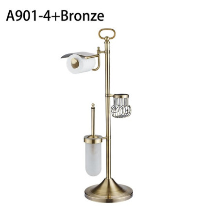 FAOP Bath Hardware Sets chrome Bathroom brush holder Tissue Holders Bathroom Accessories set Toilet Paper Holder