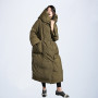 Windproof Loose Parkas Female Stylish Warm Black Jackets Lady Long Sleeve Coats Outerwear