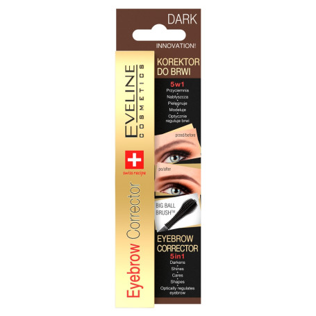 Eyebrow Corrector 5w1 korektor do brwi Dark 9ml