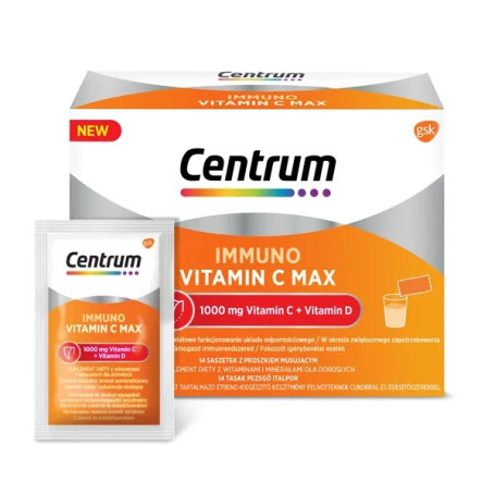 Immuno Vitamin C Max suplement diety z witaminami i minerałami 