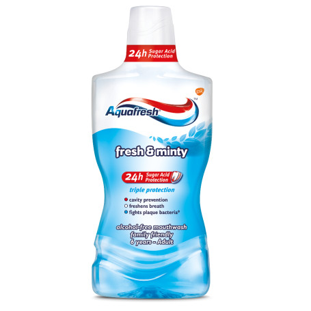 Fresh and Minty Mouthwash płyn do płukania jamy ustnej 500ml