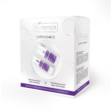 SupremeLab Microbiome Pro Care zestaw mikrobiotyczny krem kojąc