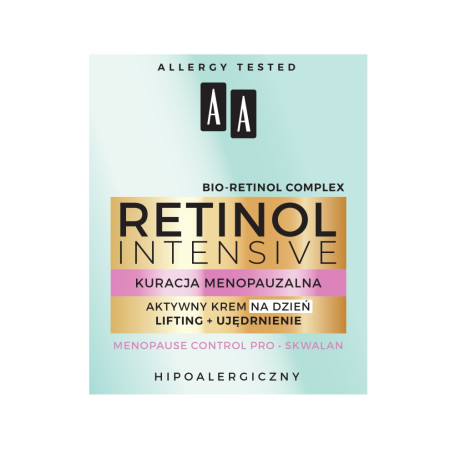 Retinol Intensive Kuracja Menopauzalna krem aktywny na dzień li