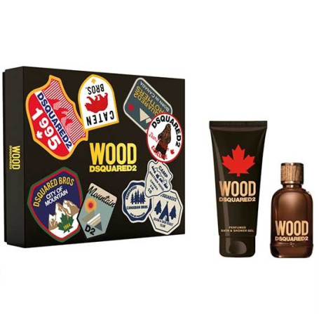 Wood Pour Homme zestaw woda toaletowa spray 100ml + żel pod pry