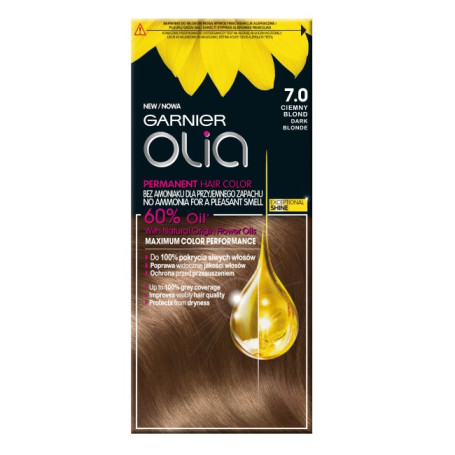 Olia farba do włosów 7.0 Ciemny Blond