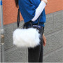 Lady Girl Pretty Cute Faux Rabbit Fur Handbag Shoulder Messenger Bag Tote Fashion Women Long Fur Grass Handbag Bolsa Feminina
