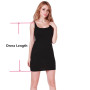 Fashion Women Sexy Backless Basic Sleeveless Slim Vestidos Vest Tanks Bodycon Dress Strap Solid Party Tanks Dress