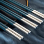 5 Pairs Chinese Japanese Chopsticks Sushi Sticks Korean Chopsticks Anti-slip Alloy Chop Sticks for Kitchen Tableware Accessories
