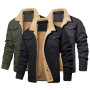Men Coat Popular Autumn Winter Long Sleeve Turndown Collar Buttons Windbreaker Coat Streetwear Men Jacket Men Outerwear
