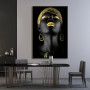 Modern Abstract Wall Art Poster Prints African Women Canvas Painting Picture For Room Home Decoration
