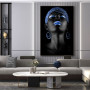 Modern Abstract Wall Art Poster Prints African Women Canvas Painting Picture For Room Home Decoration