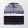 Men's clothing Plaid Cotton Dress Shirts Male High Quality Long Sleeve Slim Fit Business Casual Shirt top clothes Plus Size 5XL